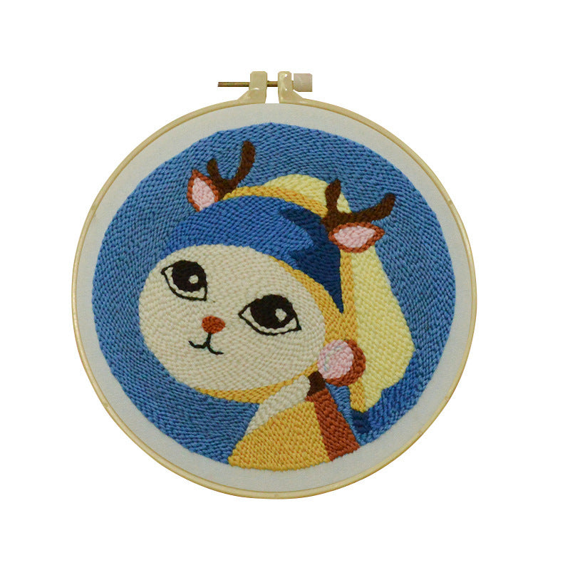 Embroidery Diy Material Pack Set Making Handmade