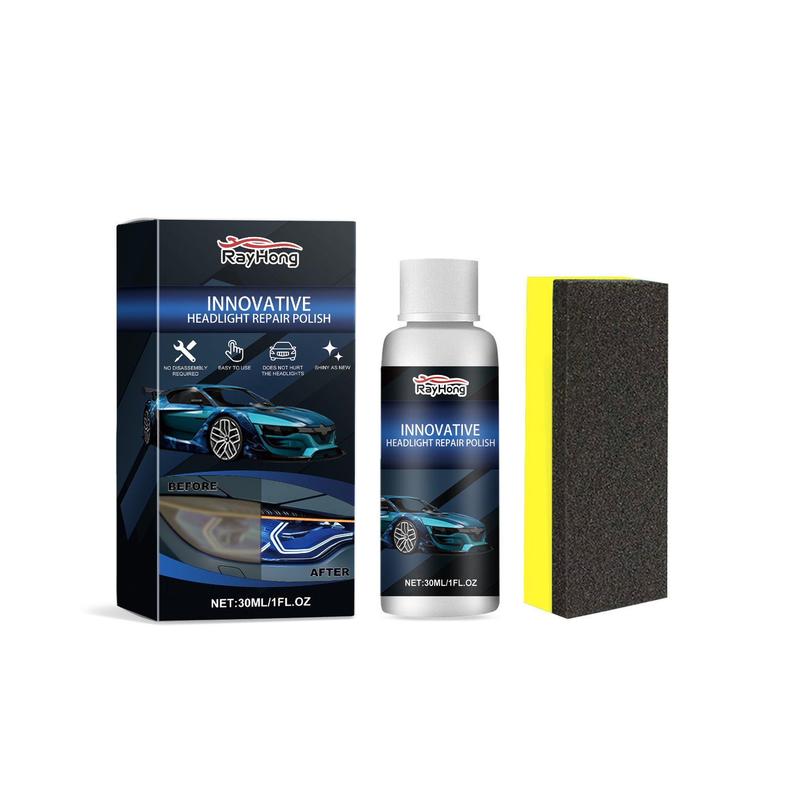 Car Headlight Care Solution Renovation Care Solution
