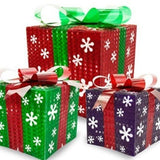Christmas Gift Box Three-piece Set Gift Decoration