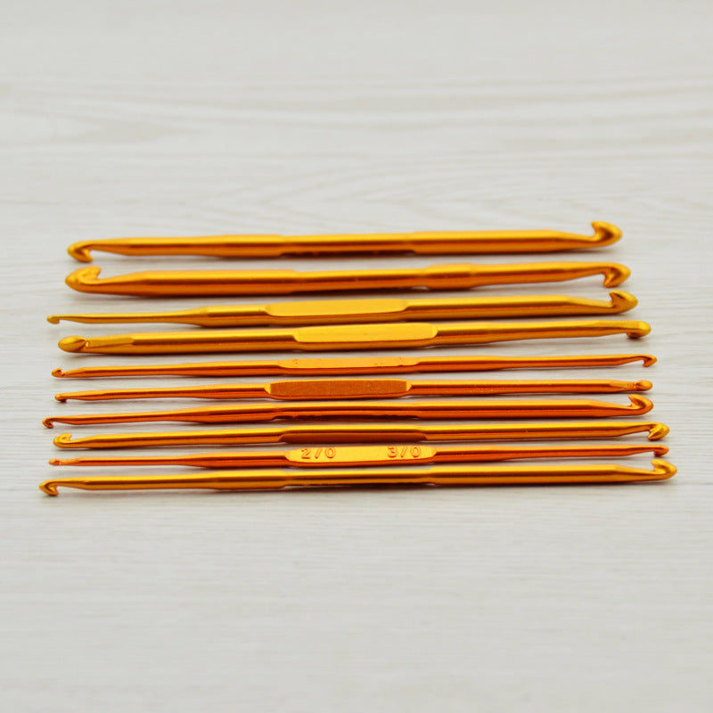 Multi Specification Double Headed Alumina Crochet Hook DIY Knitting Tool